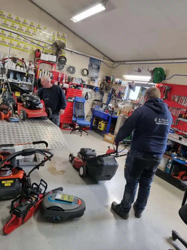 gressklipperverksted